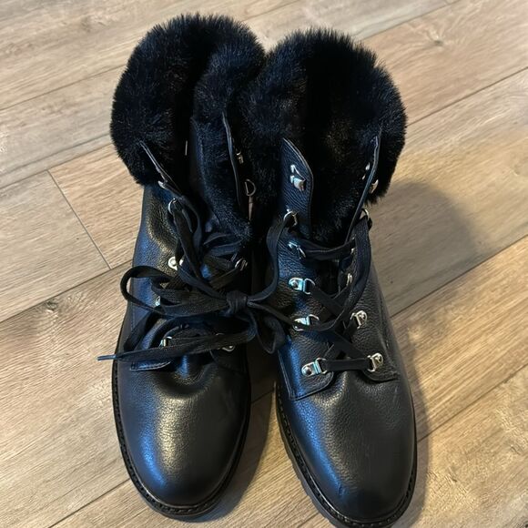 Ralph Lauren Winter Lanescout combat boots Fur size 10 NEW - Picture 6 of 7